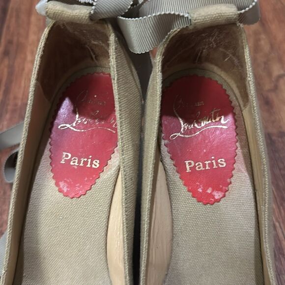 Christian Louboutin Canvas Braided Accents Espadrilles
Women's Size: 37 - Picture 11 of 16